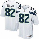 Nike Men & Women & Youth Seahawks #82 Luke Willson White Team Color Game Jersey,baseball caps,new era cap wholesale,wholesale hats